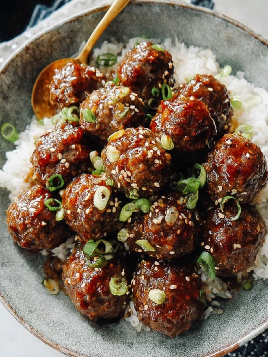 Mongolian Meatballs