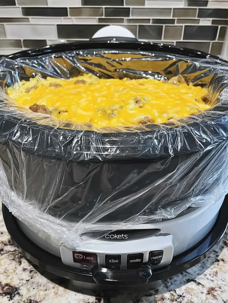 Overnight Slow Cooker Breakfast Casserole