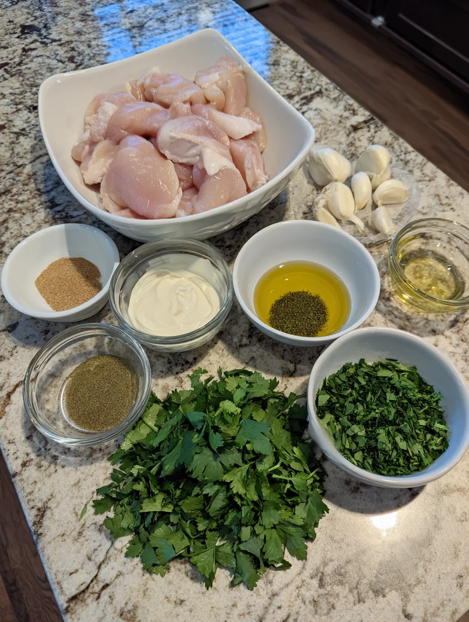 Peruvian Chicken and Rice with Green Sauce