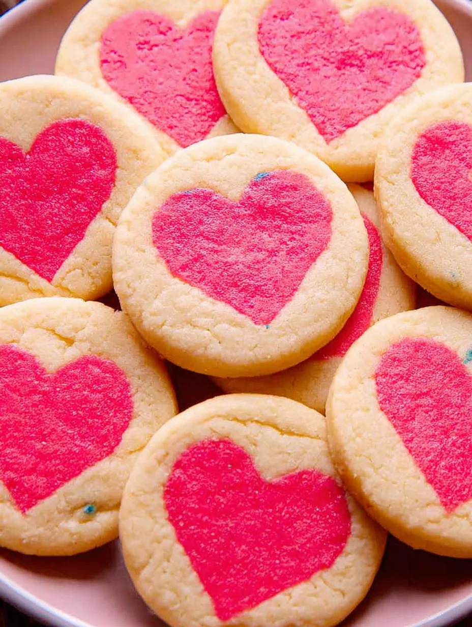 Slice and Bake Heart Cookies