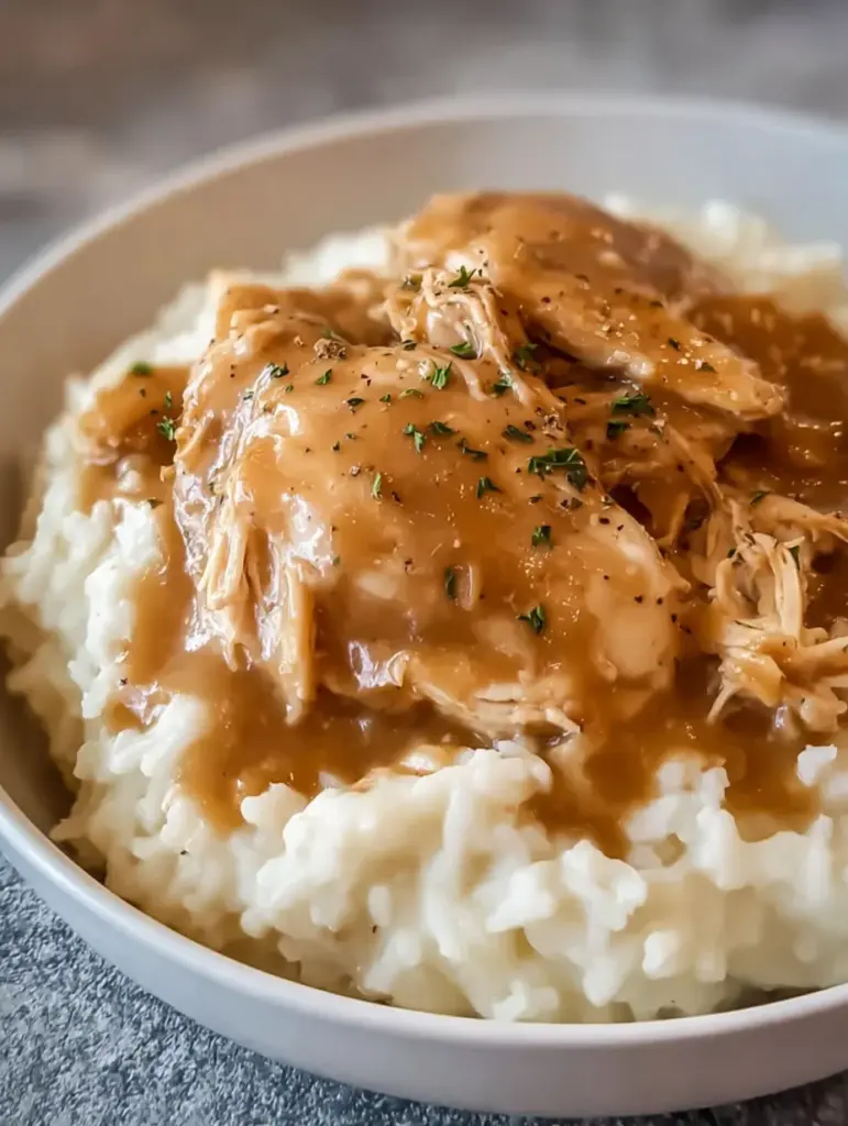 Slow Cooker Chicken and Gravy