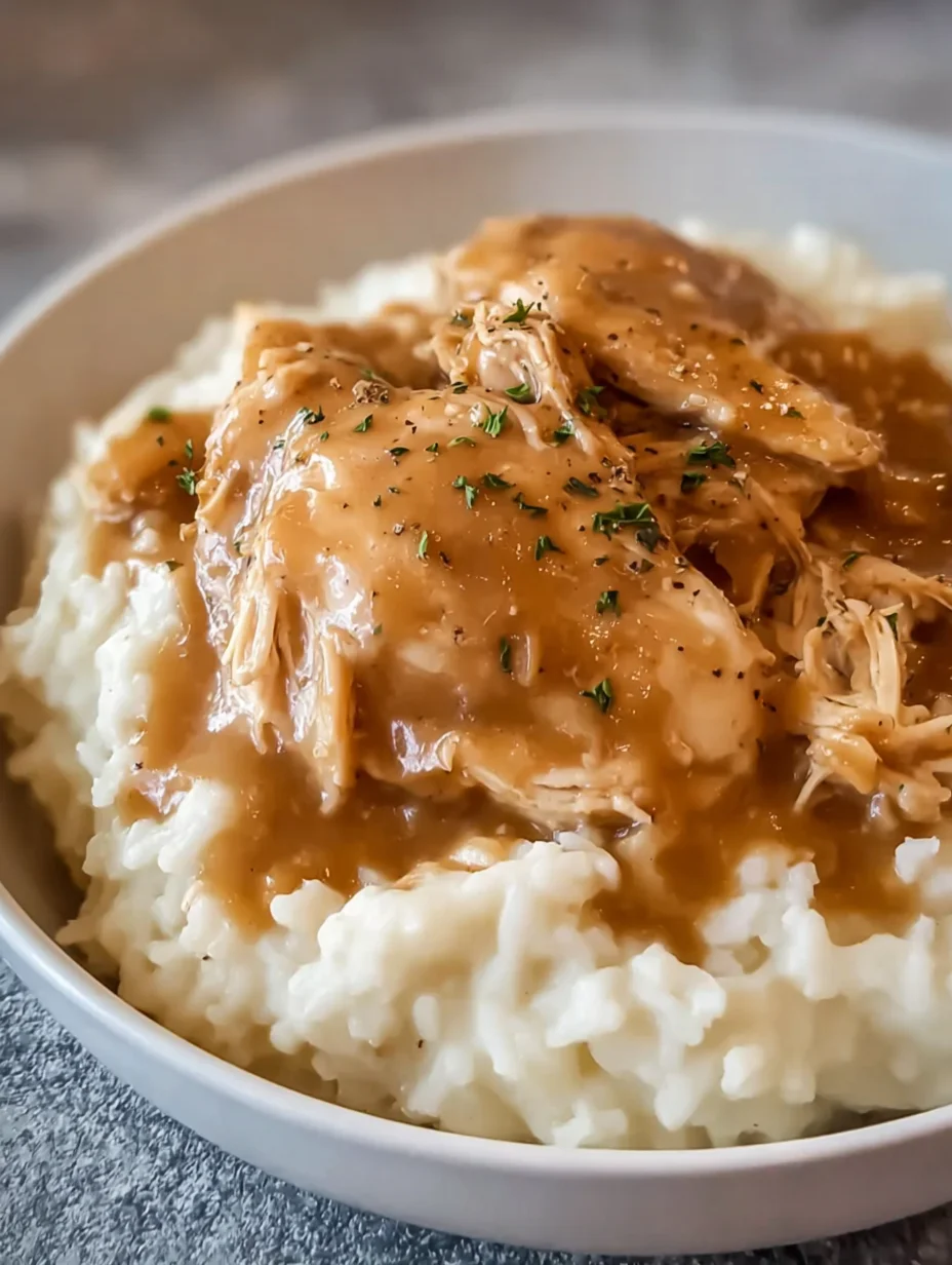 Slow Cooker Chicken and Gravy