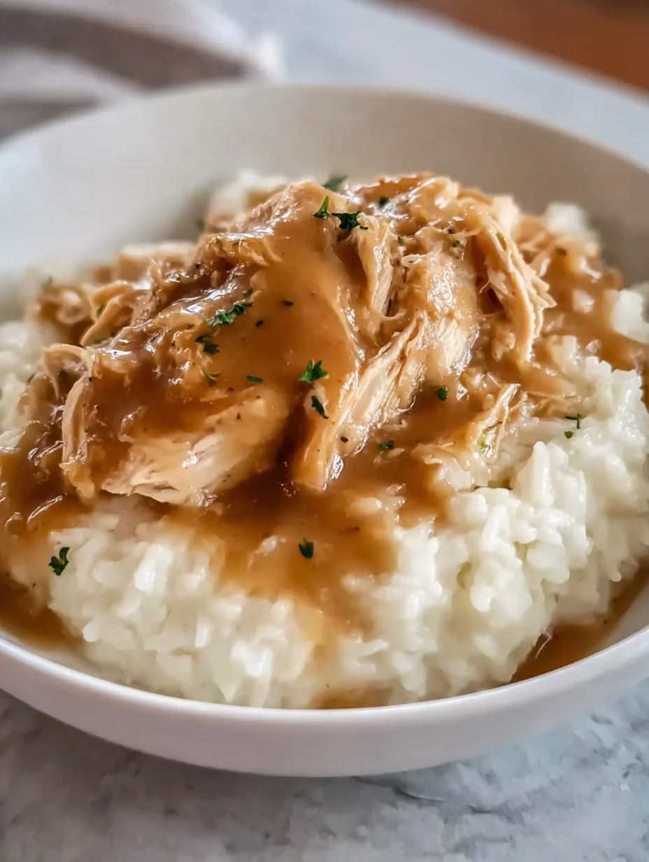 Slow Cooker Chicken and Gravy
