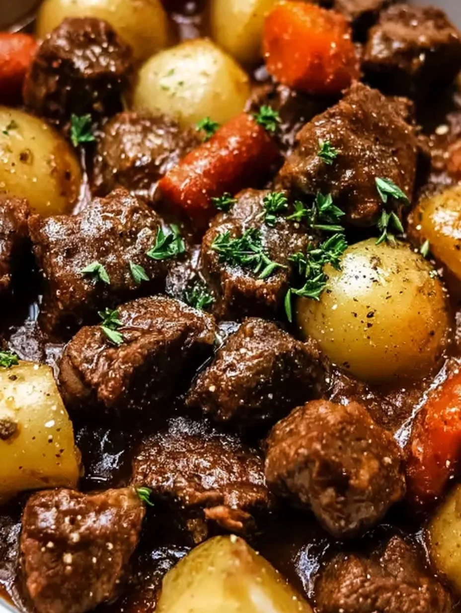 Slow Cooker Garlic Butter Beef Bites