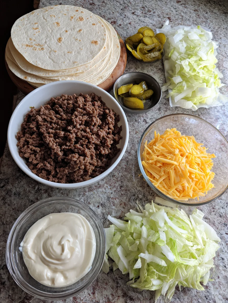Smash Burger Tacos