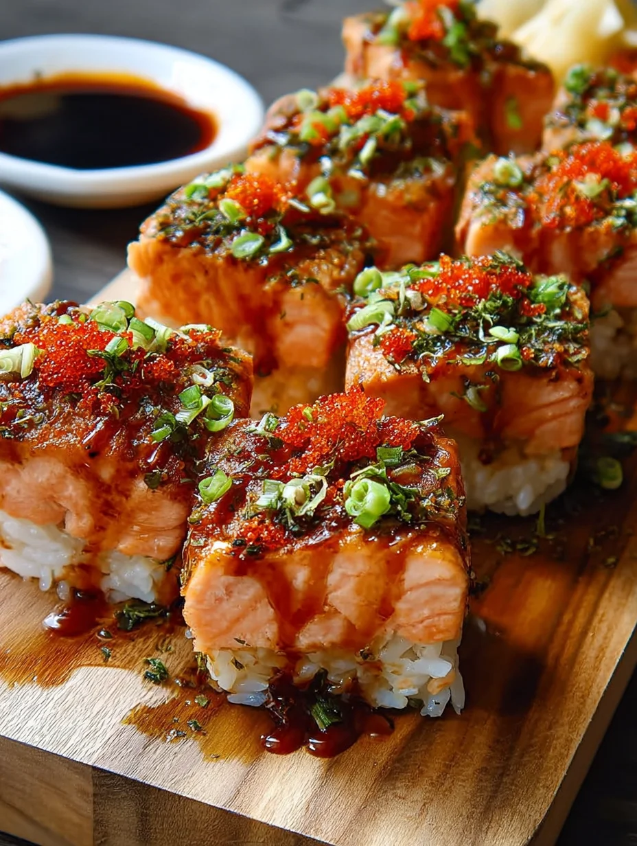 Spicy Salmon Sushi Bake