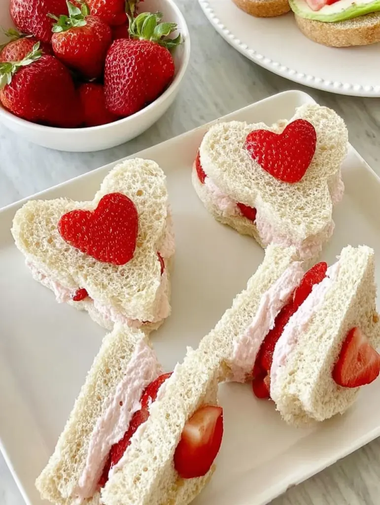 Strawberry Tea Sandwiches