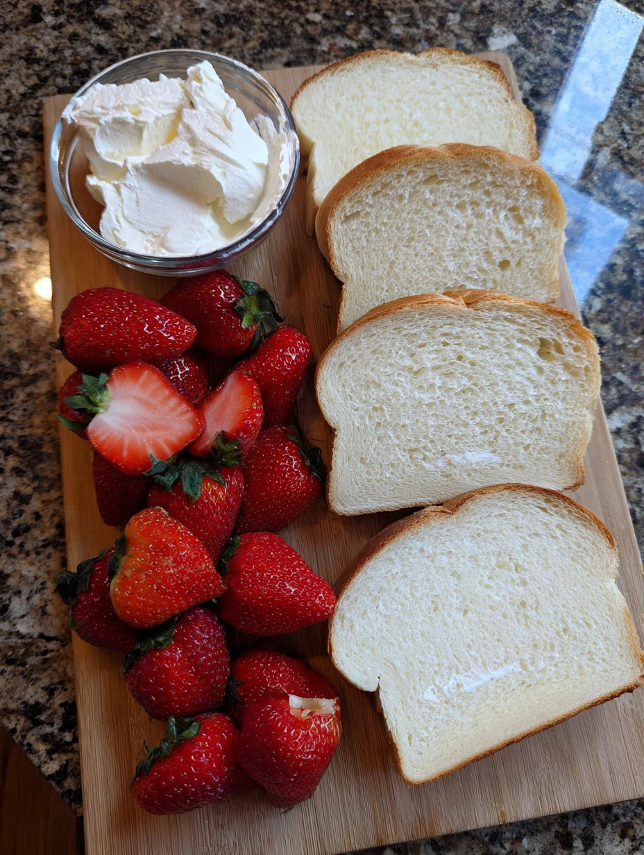 Strawberry Tea Sandwiches