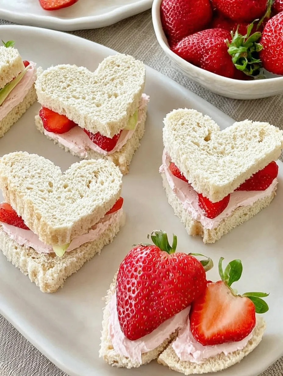 Strawberry Tea Sandwiches