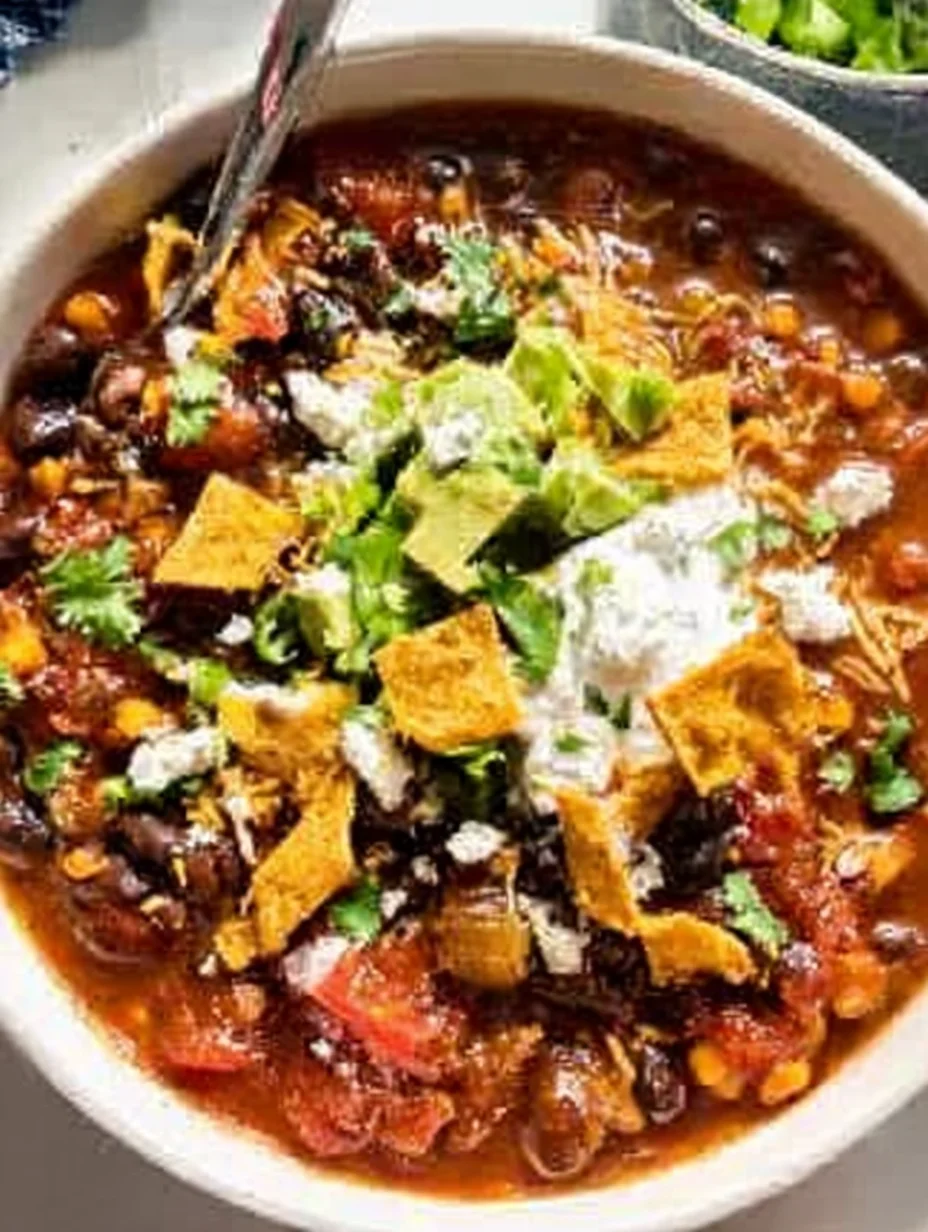 Vegan Black Bean Chili