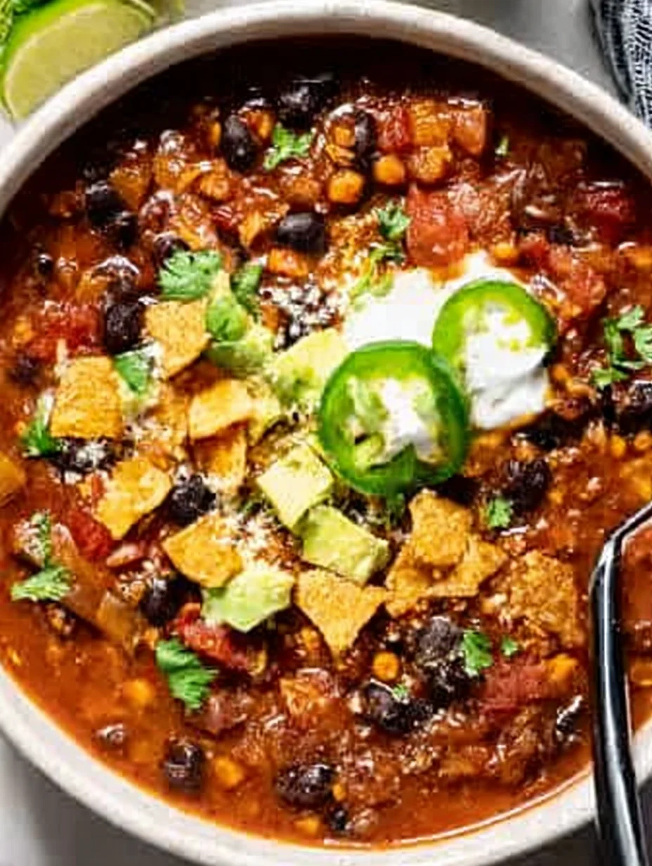 Vegan Black Bean Chili