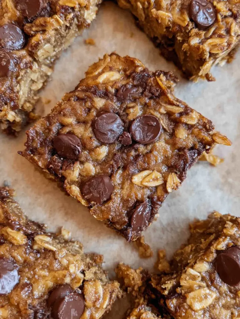 Banana Oatmeal Bars