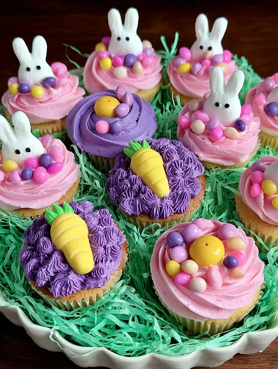 Easter Basket Cupcakes