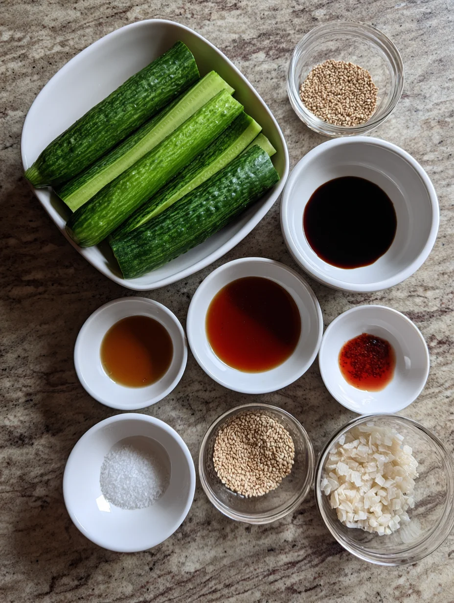 Easy Asian Cucumber Salad