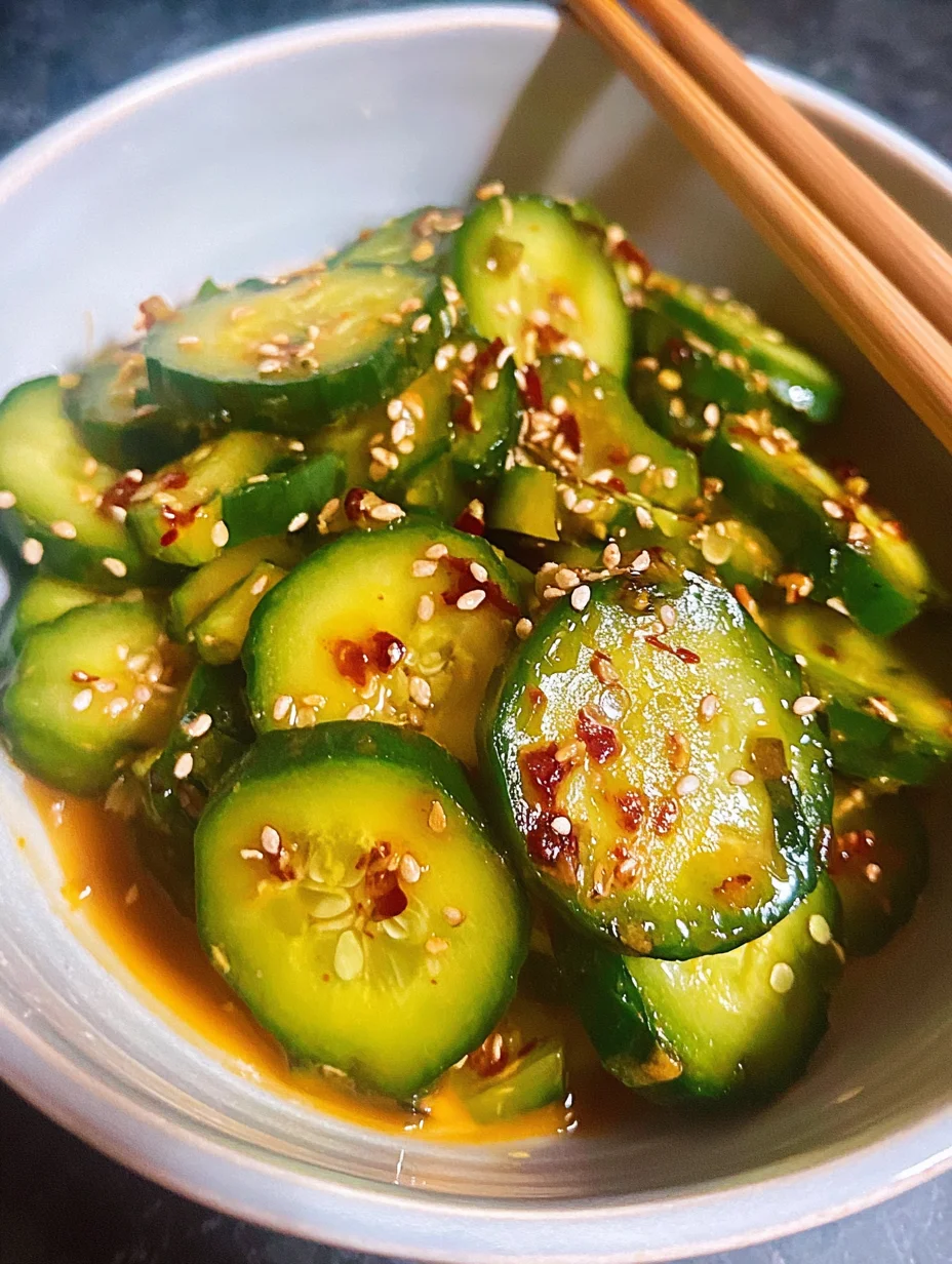 Easy Asian Cucumber Salad