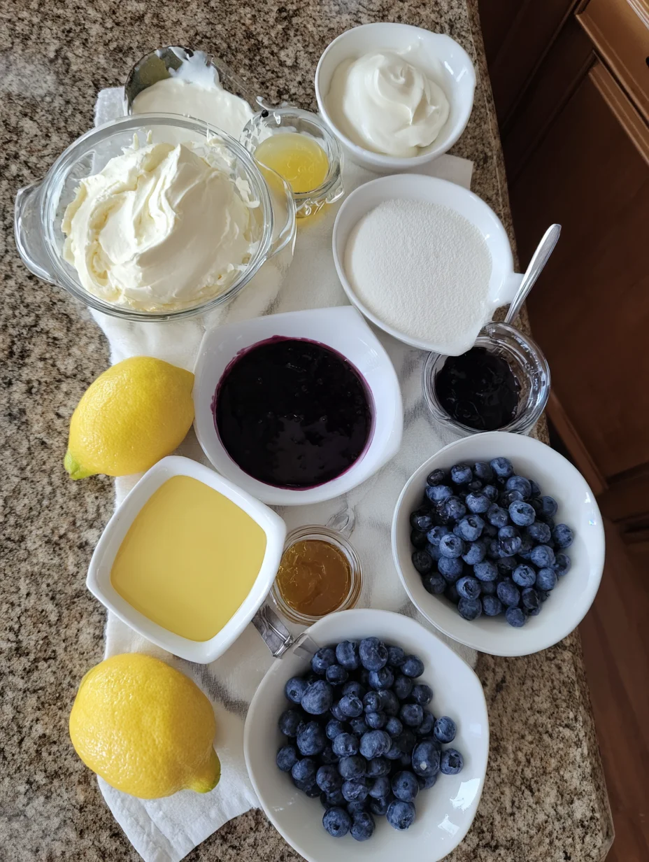 Easy Lemon Blueberry Trifle