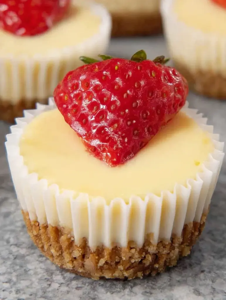 Easy Mini Cheesecakes