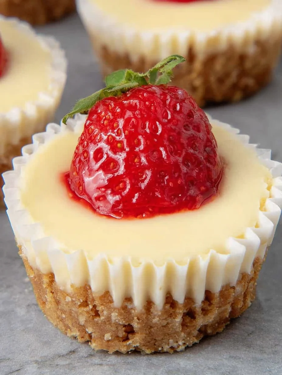 Easy Mini Cheesecakes