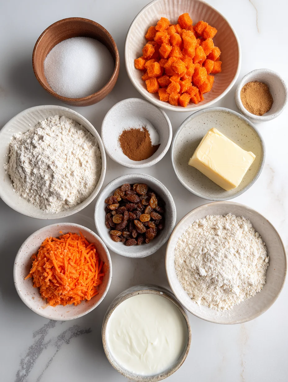 Fluffy Easter Carrot Cake Scones