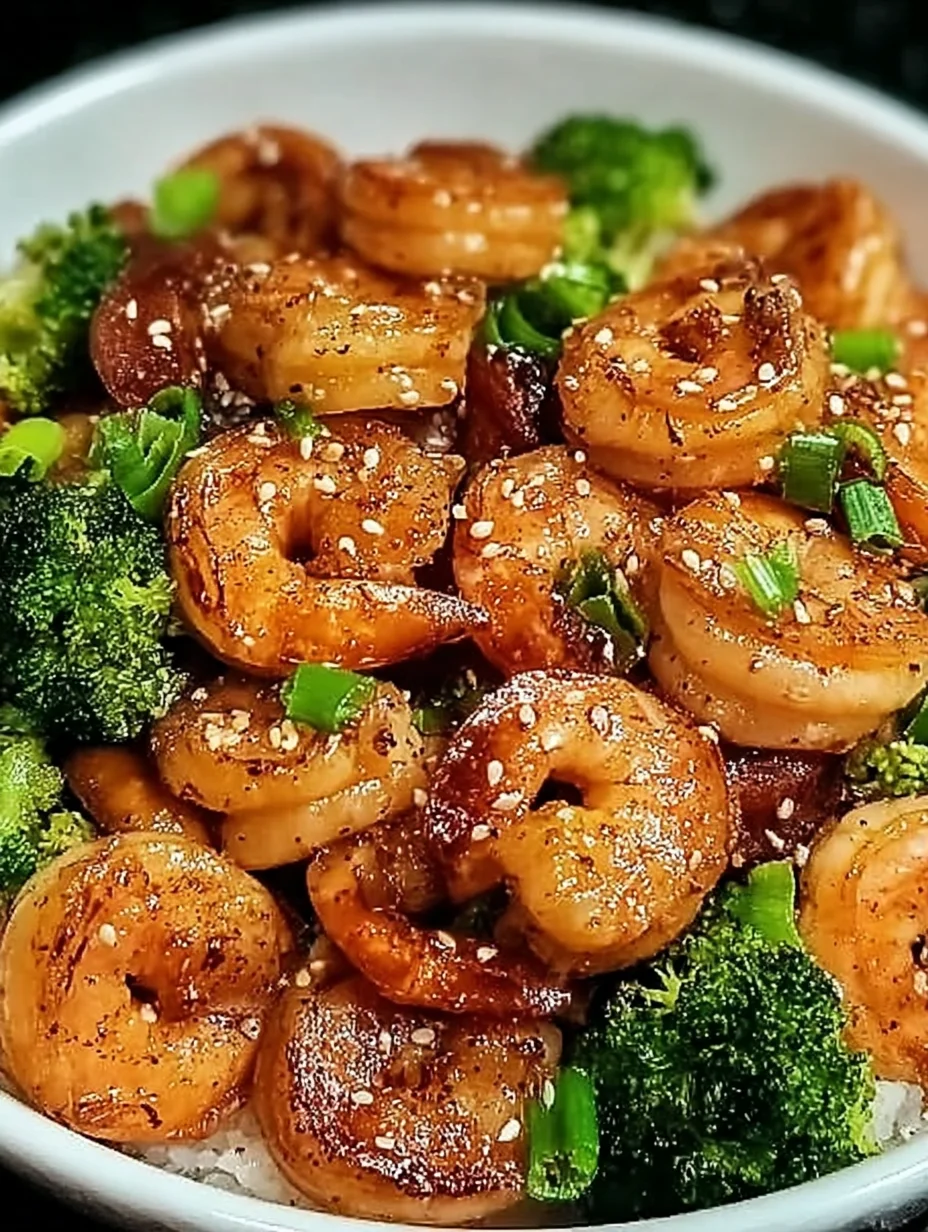 High-Protein Honey Garlic Shrimp