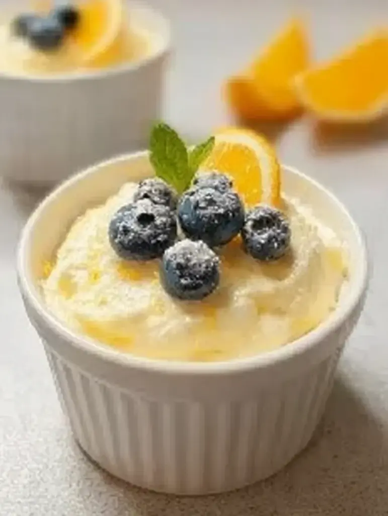 High Protein Lemon Cottage Cheese Pudding
