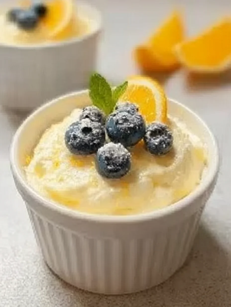High Protein Lemon Cottage Cheese Pudding