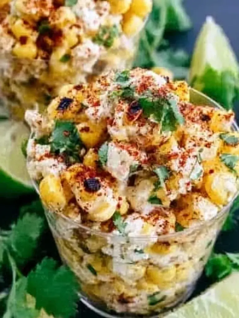 Mexican Street Corn Salad Cups