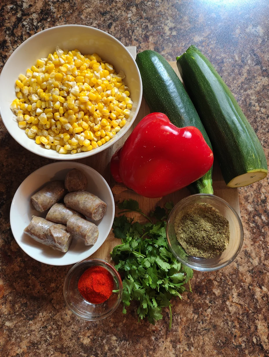 Sausage and Veggies Skillet