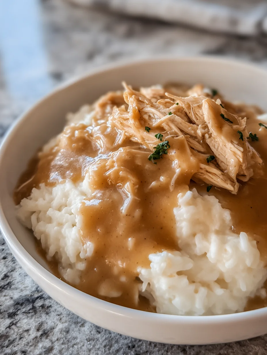 Slow Cooker Chicken and Gravy