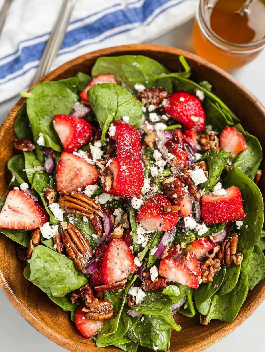 Spinach Strawberry Salad