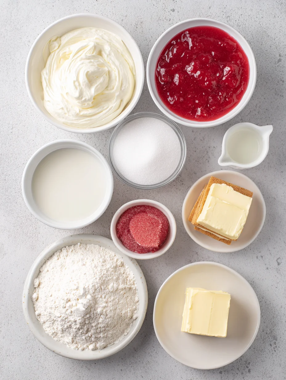 Strawberry Shortcake Freezer Pie