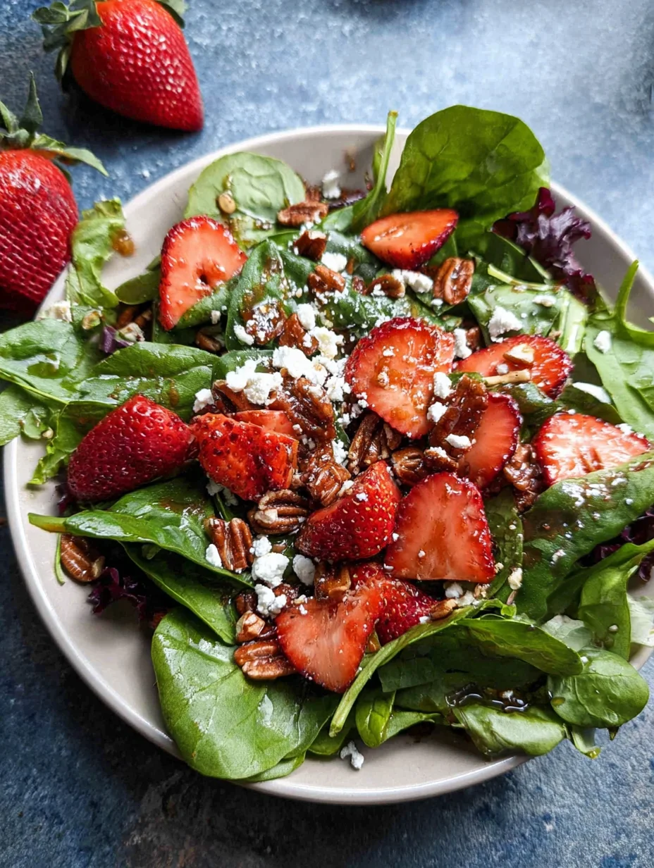 Strawberry Spinach Salad