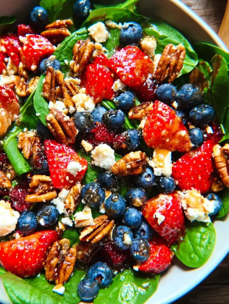 Strawberry Spinach Salad