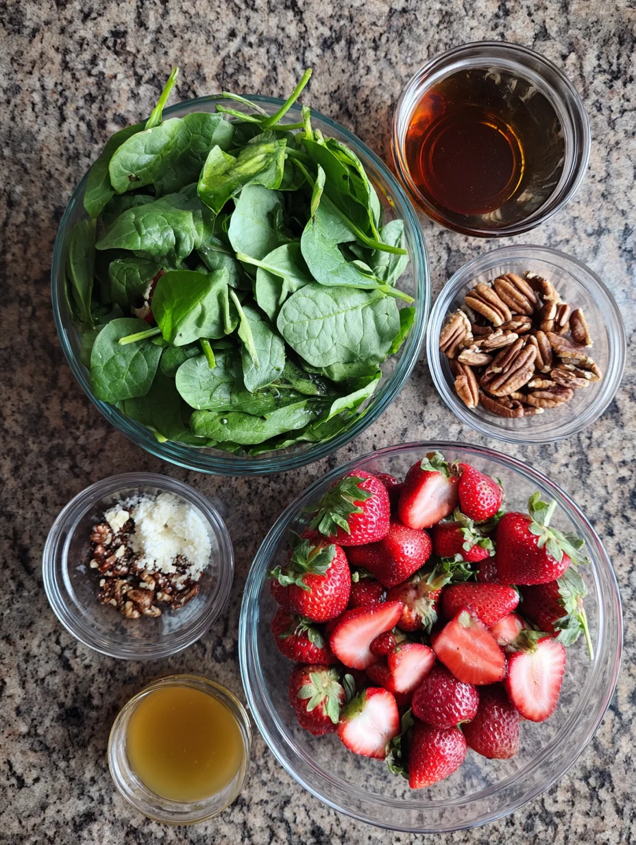 Strawberry Spinach Salad
