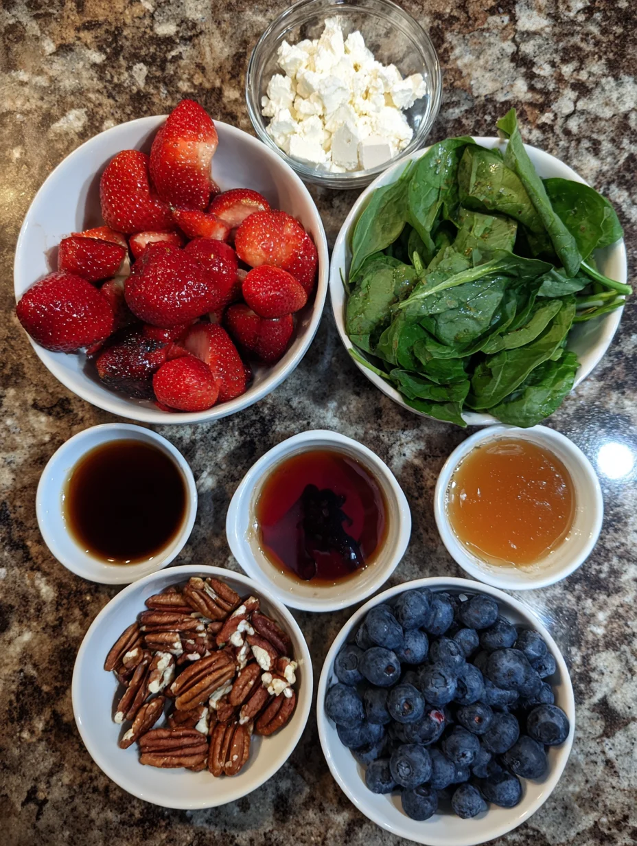 Strawberry Spinach Salad