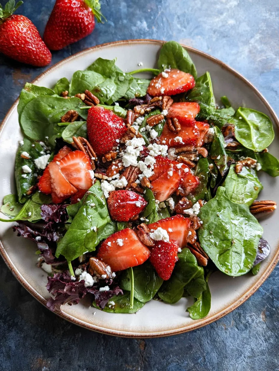 Strawberry Spinach Salad