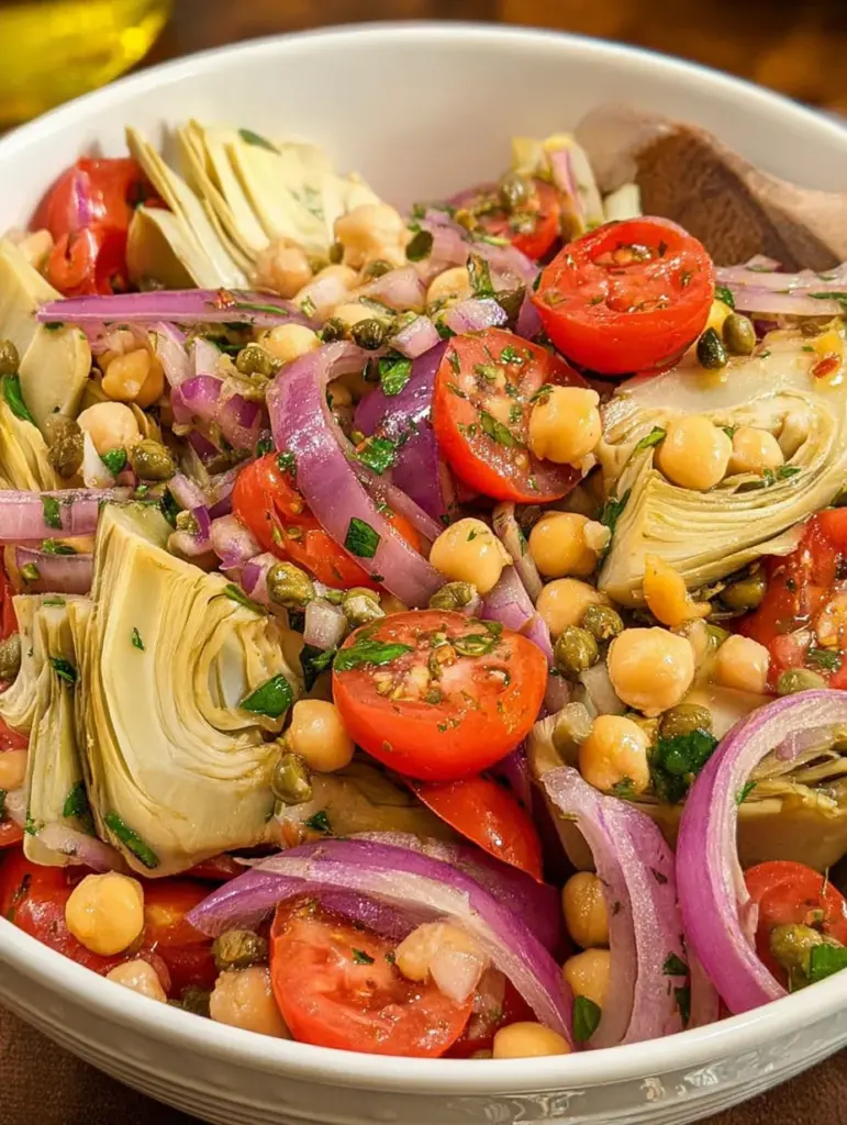 Tuscan Artichoke Tomato Salad