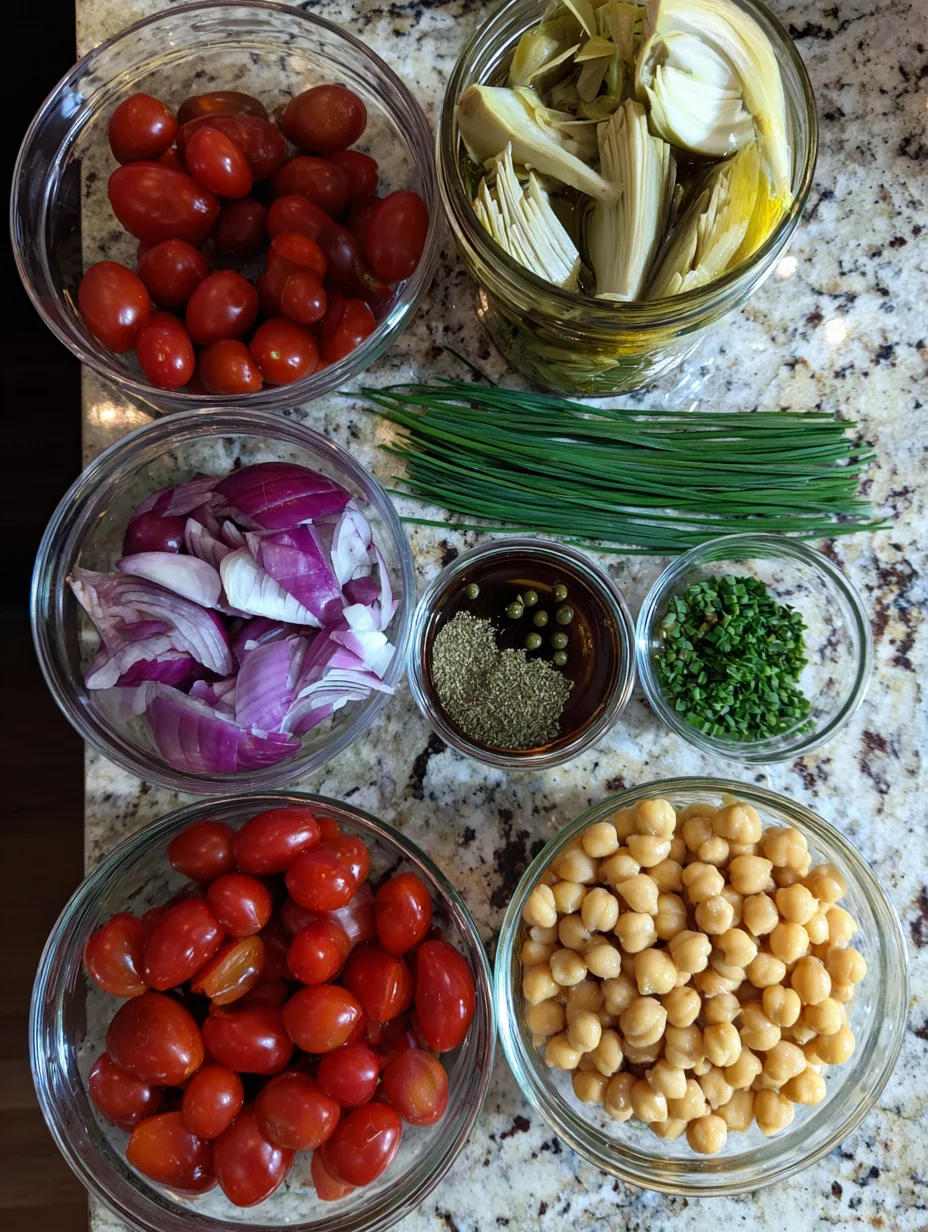 Tuscan Artichoke Tomato Salad