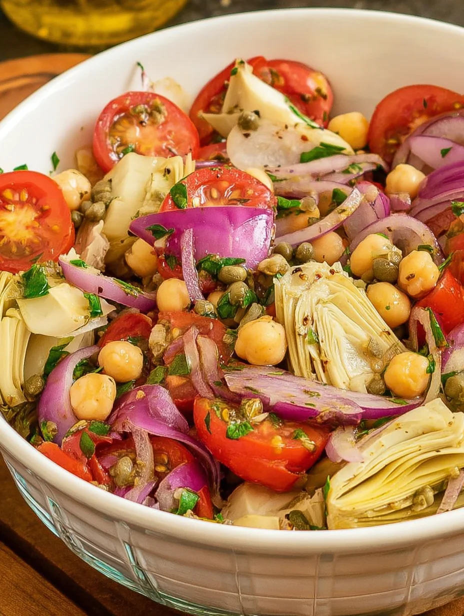 Tuscan Artichoke Tomato Salad
