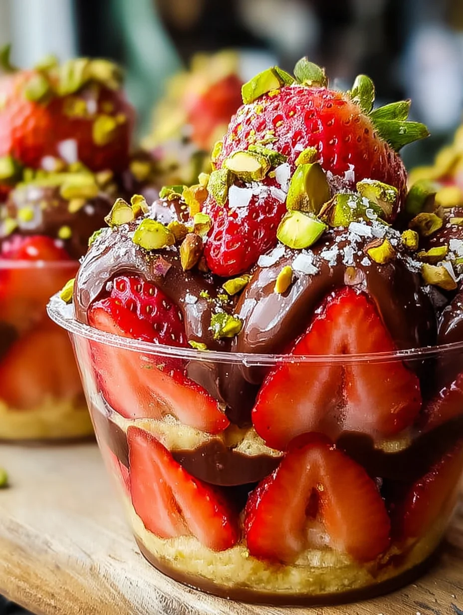 Dubai Chocolate Strawberries