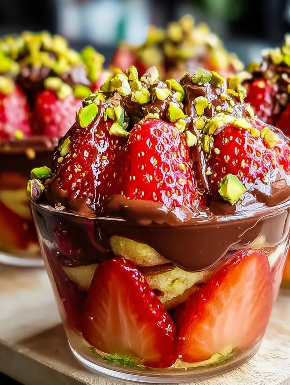 Dubai Chocolate Strawberries